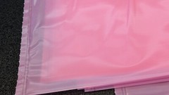 🔥10 New🔥 18″ x 24″ Electronic Pink Open Ended Flat Top Anti-Static Bag 4mil