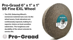EXL Deburring Wheel – 6″ x 1″ x 1″ 9S Fine Grit – Silicon Carbide – Metal Deb…