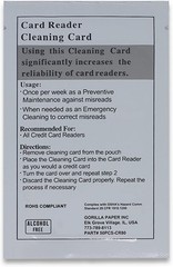 Convenient 50 Count Alcohol-Free Pre-Saturated Cleaning Cards for Card Machines