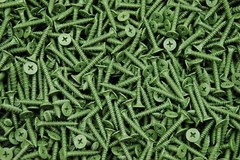 (750) Phillips Wafer Head 8 x 1-1/4 Coated Cement Fiber Backer Board Screw Hi-Lo