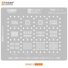 Reballing Stencil EMMC EMCP UFS BGA162 BGA186 BGA254 BGA221 BGA153 BGA169