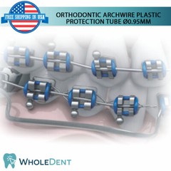 Orthodontic Dental Archwire Plastic Protection Tube Elastic Morelli Ø0.95mm Roll