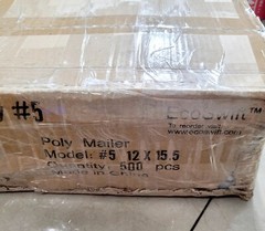 1000 12×15.5 ECOSWIFT WHITE POLY MAILERS SHIPPING ENVELOPES BAGS