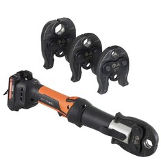 VEVOR Press Tool 18V Electric Pipe Crimping Tool for 1/2″ 3/4″ 1″ Copper Pipes