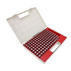 Steel Pin Gage Set Minus Heat Treated with Storage Case M3 125pcs 0.501″-0.625″