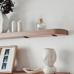 Floating Shelf Brackets,4 Pack Heavy Duty L Brackets for Shelves, 8 Inch Blac…