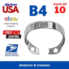 #B4 Brinker Rubber Dam Clamp Endodontic Stainless Steel Dental Surgical Tool USA