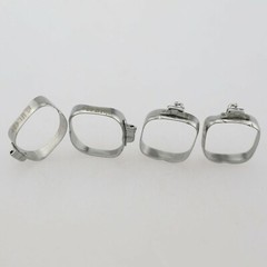 Dental Orthodontic First Molar Buccal Tube Bands Roth 0.022 Upper Lower #32-#44