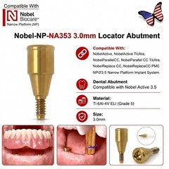 US Locator Accessory For Nobel Dental Core Implant Tool Abutment Cap Replacement