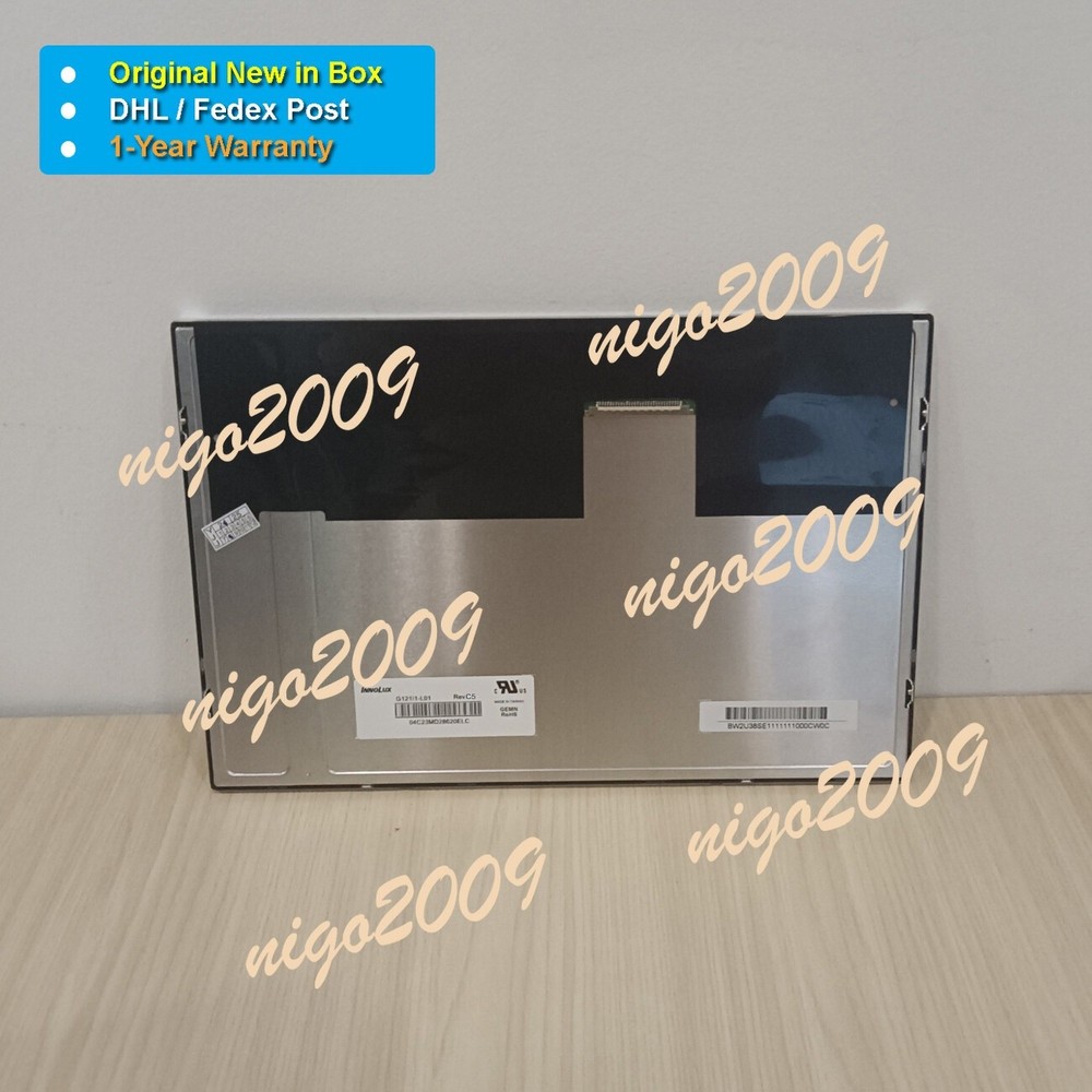 New Genuine INNOLUX G121I1-L01 Rev.C5 12.1″ Screen LCD Display 1-Year Warranty