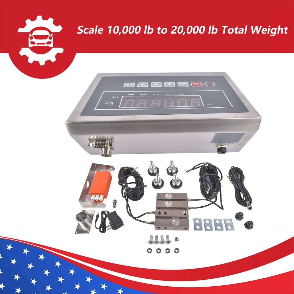 20000Lbs Cap Livestock Scale Kit Hogs Goats Sheep Alpacas Pigs & Platform Scales