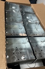 (25) Hubbell Raco 259 | 4-11/16” Box | 2-1/8” Deep | 1-1/4” KOs *NEW*