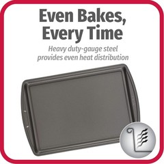 GoodCook Nonstick Carbon Steel Baking Sheet Cookie Pan Set 13×9 3 Pack