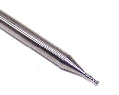 1625-0315.095 Kyocera 0.80mm Carbide 2 Flute End Mill Ball End 0.0315″ Diameter