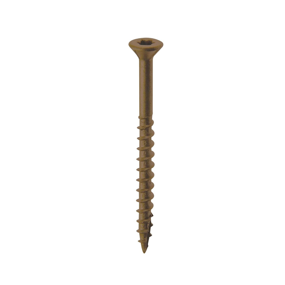 Deck Screws Jar # 8 X 2 1/2″ – 250 Count, Brown