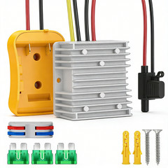 DC 20V to 12V Step Down Converter Compatible with Dewalt 20V Battery