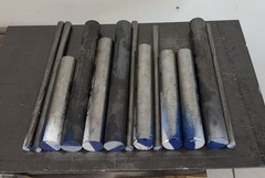8620 HR & CD Alloy Steel Round Bar Stock – 13 Pieces – 26.25 lbs – Machinable