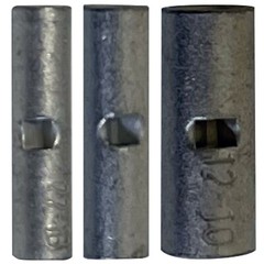 (300) Non-Insulated Seamless Butt Connector Splice Wire Terminal Uninsulated Kit