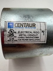 (Box of 20) Centaur WI RC200 2″ Rigid Couplings Steel 0281-1969 Zinc Plated
