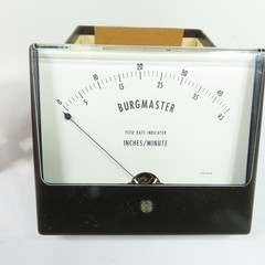 Simpson Burgmaster Feed Rate Indicator 0-45 Inches/Minute 15uA