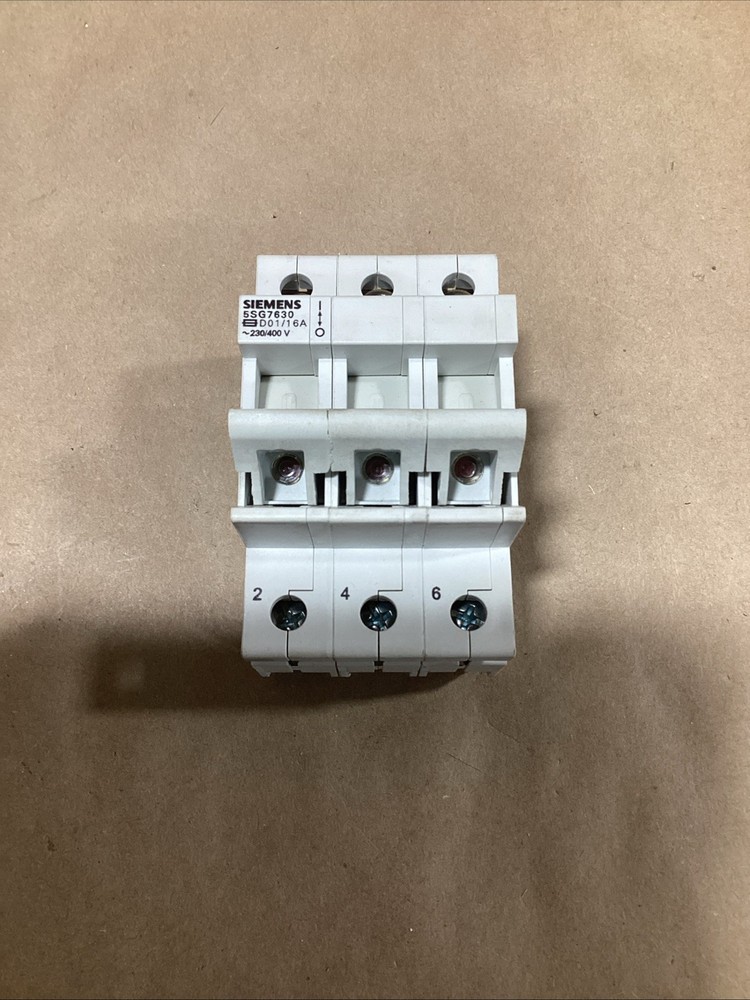 Siemens 5SG7630 Load Break Switch 3-Pole 16 Amp