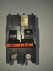 Federal Pacific NA240 40A Circuit Breaker – Black