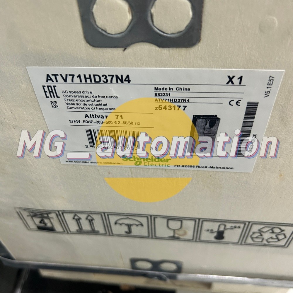 SCHNEIDER ATV71HD37N4 VARIABLE SPEED DRIVE ALTIVAR 71 37KW-50HP 480V