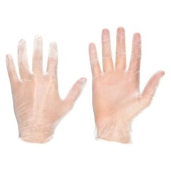 (LARGE) 100 PACK! CONDOR Vinyl Powdered Disposable Gloves General Use Gloves HR
