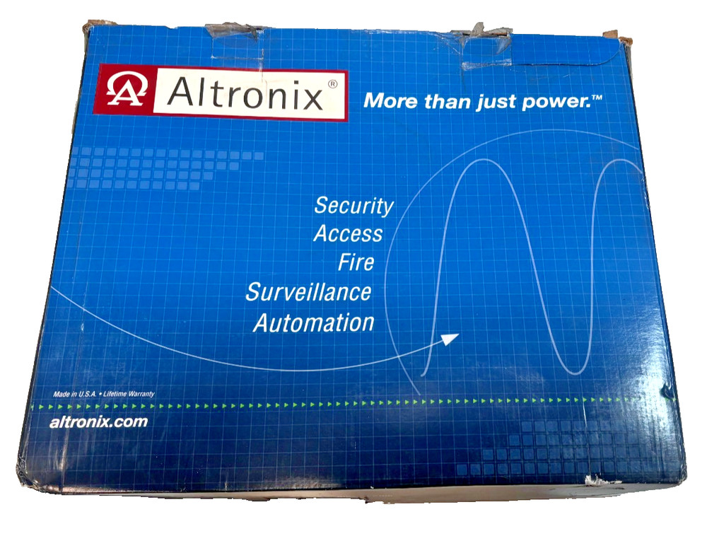 Altronix AL600ULACM Access Power Controller w/ Power Supply/Charger 6AMP – NEW