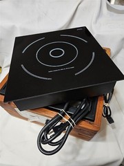 Commercial Induction Food Warmer 700 Watts Built In Style With Teak Wood Riser