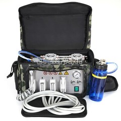 Dental Portable Delivery Unit Mobile Bag Air Compressor Suction System 4H