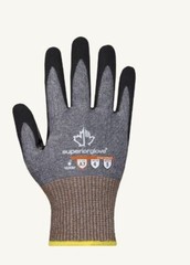 NEW THREE (3) pairs Superior TenActiv Black Gloves STACXPNRT M(8) ANSI Cut Level