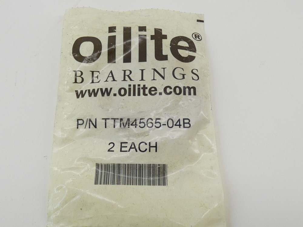 *Pack of 2* Oilite Metric Thrust Bearing Washer Bronze Sintered TTM4565-04B -…