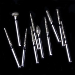 3PC Dental Clinic Diamond Burs Air Turbine Kit Z FG-109 for High Speed Handpiece