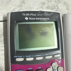 Texas Instruments Pink Ti-84 Plus C Silver Edition Calculator Cover Case Charger