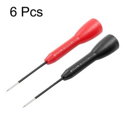 6 Pieces 2mm Needle Test Probes 600v/10a Nondestructive Multimeter Test For Fluk