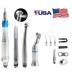 Dental Handpiece Kit LED High Speed/ Low Speed Air Turbine Set / Air Scaler 2/4H
