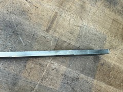 420 Stainless steel flat bar stock .30 x 2″ x 14.5″ cut off heat treated