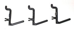Plastic Black L Style Pegboard Hook Kit / Tool, Storage, Craft Hooks-Pick a Pack