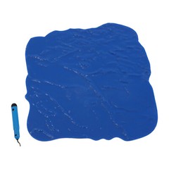 36″ X 36″ Slate Stone Texture Decorative Concrete Cement Stamps Mats Blue