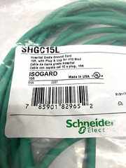 Schneider Electric SHGC15L ISOGARD Hospital Grade Ground Cord 15ft 785901829652
