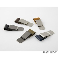 Traveler’s Company TRAVELER’S notebook Pen Holder M Olive Leather Clip