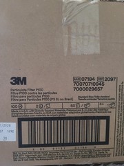 3M Respirator Particulate Filter P100 2097 Case 100. 50 Pairs Lot NEW