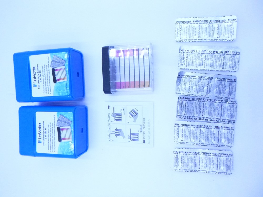 2 Pack LaMotte Free Chlorine (or Bromine) & pH Test Kit XX01308-01 Exp 7/25