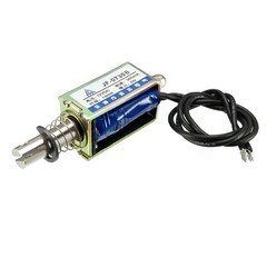 DC 12V 300mA 12W 5N 10mm,Pull,Push Type Linear Motion Electromagnet Solenoid