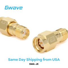 SMA Male to SMA Female Adapter, Gold Plated Copper, DC – 18GHz