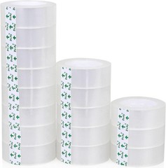 Clear Transparent Tape Rolls 3/4″ x 1000″ Dispenser Refill 16 Tape Rolls Scotch