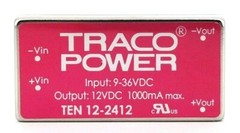 Traco Power, TEN 12-2412 Isolated DC/DC Converter, Input Voltage: 9-36VDC