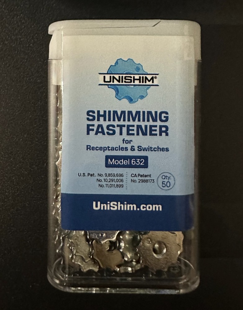 UniShim – Electrical Spacer Shim – 50pk