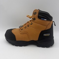 Smith’s Men Size 9.5 Steel Toe Water Repellent Work Boot SA724021 – Wheat